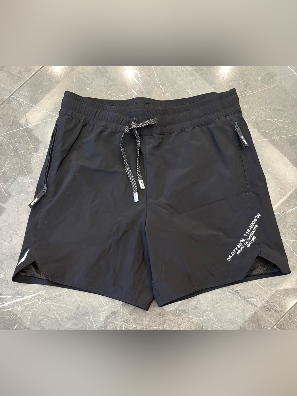 Men's  G/FORE PRJKT CC Operative Athletic Shorts Coordinates Black M G Fore NWOT